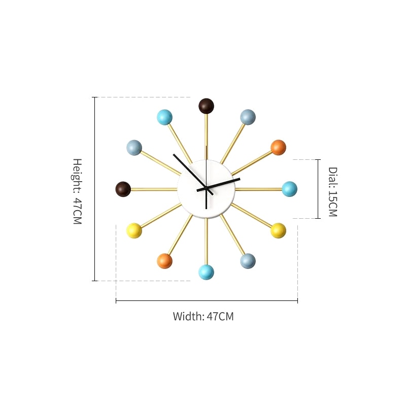 Numberless Ball Wall Clock Numberless Ball Wall Clock