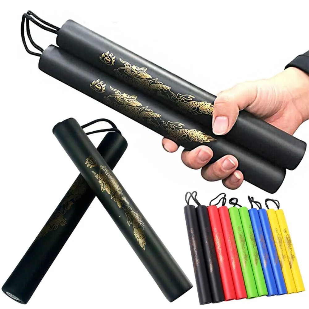 Nunchucks Foam Martial Arts Kids Rope Chains Nunchakus Children Kung Fu Wushu Nunchucks Trainer For Beginners