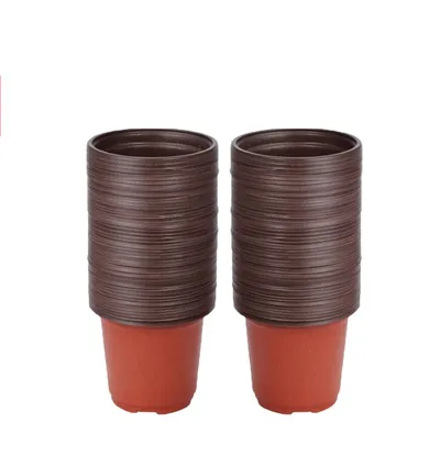 Nursery Pots 100PC Plant Containers Nursery Pots 100PC Plant Containers