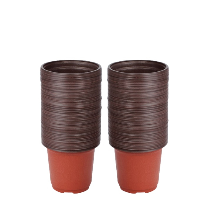 Nursery Pots 100PC Plant Containers Nursery Pots 100PC Plant Containers
