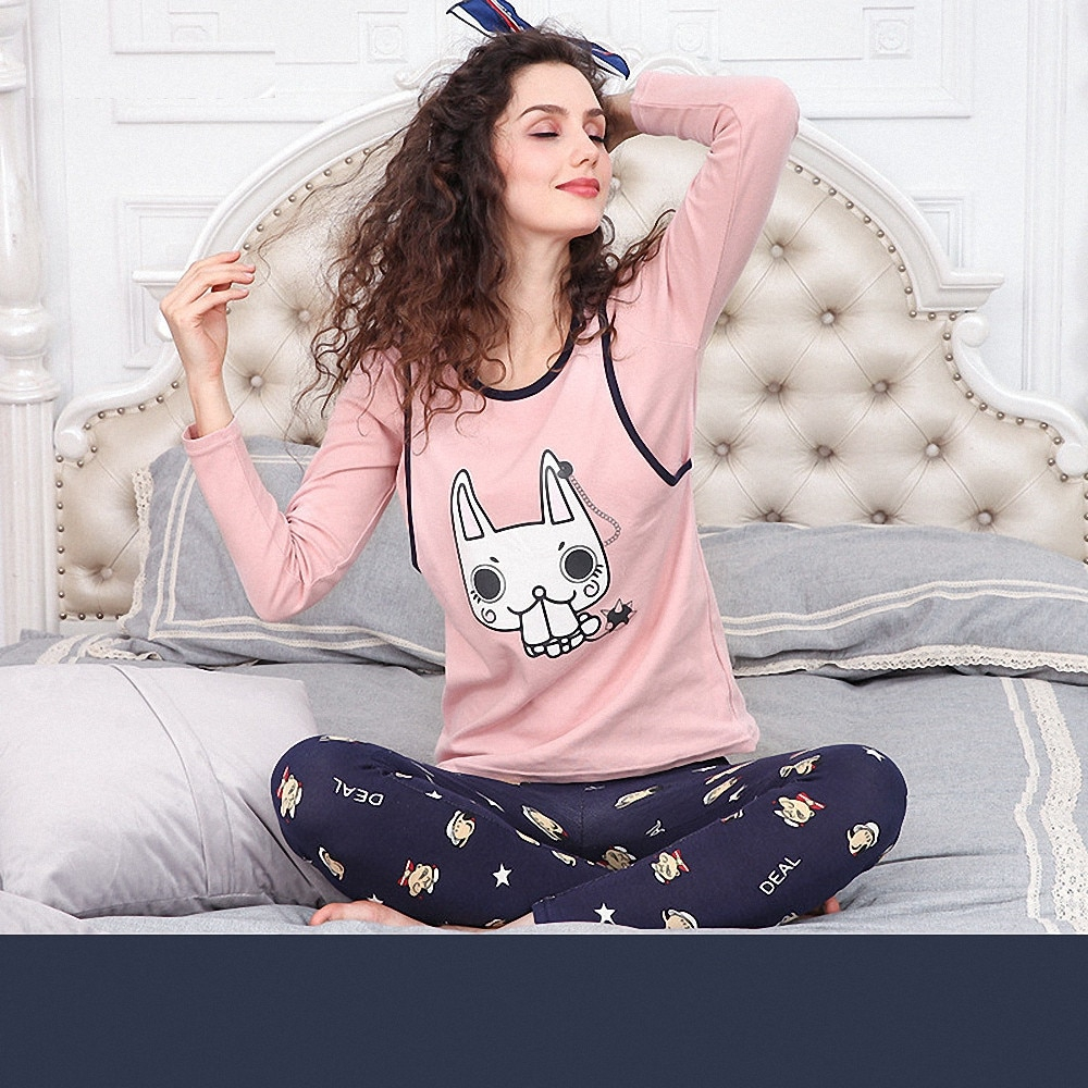 Nursing Pajamas Set Maternity Wear Nursing Pajamas Set Maternity Wear