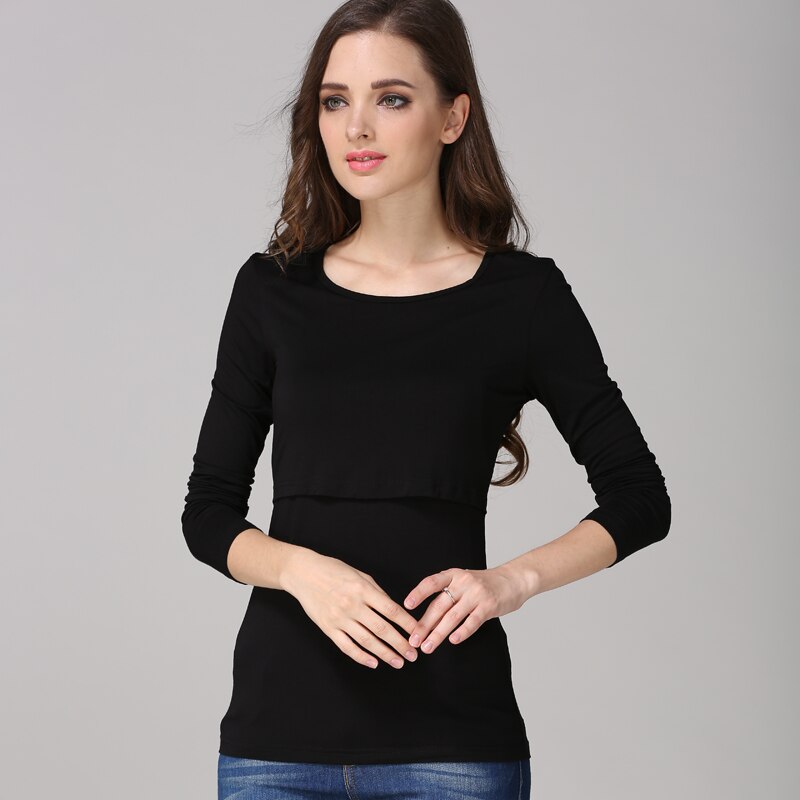 Nursing Top Maternity Shirt (Short/Long Sleeves)