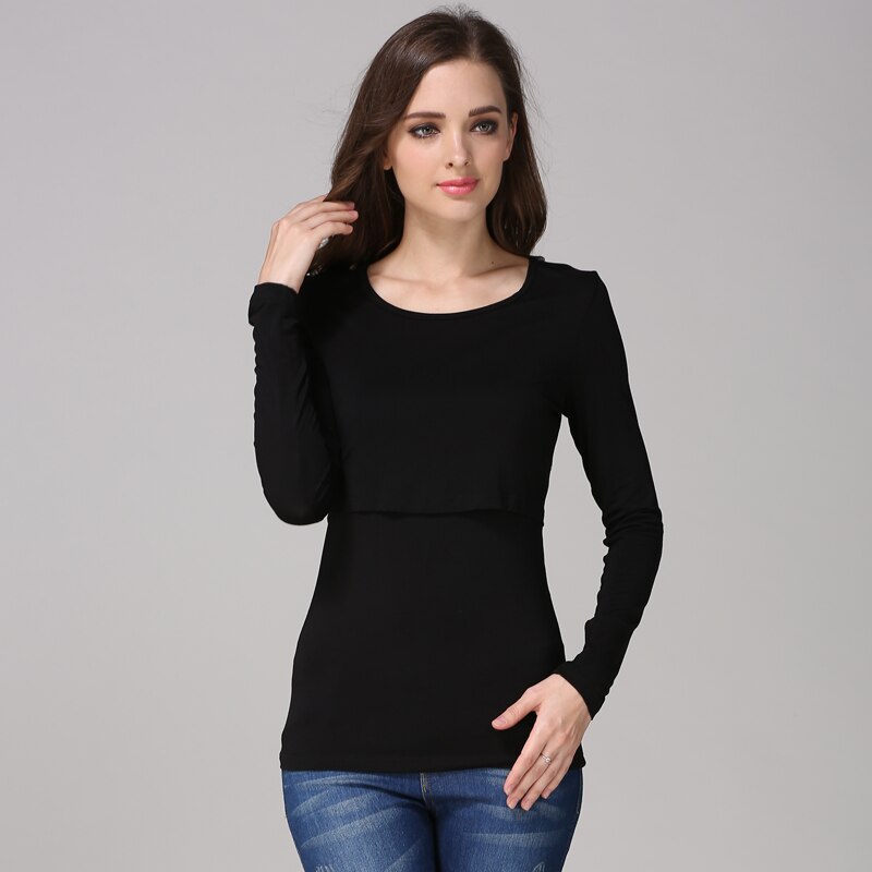 Nursing Top Maternity Shirt (Short/Long Sleeves)