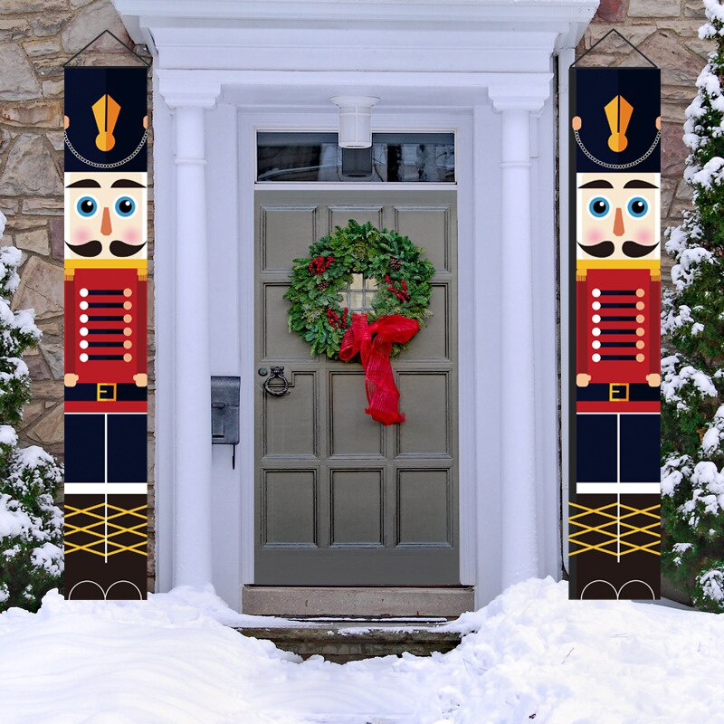 Nutcracker Banner Outdoor Decoration (2pcs)