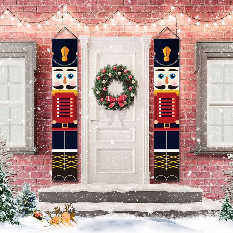 Nutcracker Banner Outdoor Decoration (2pcs)