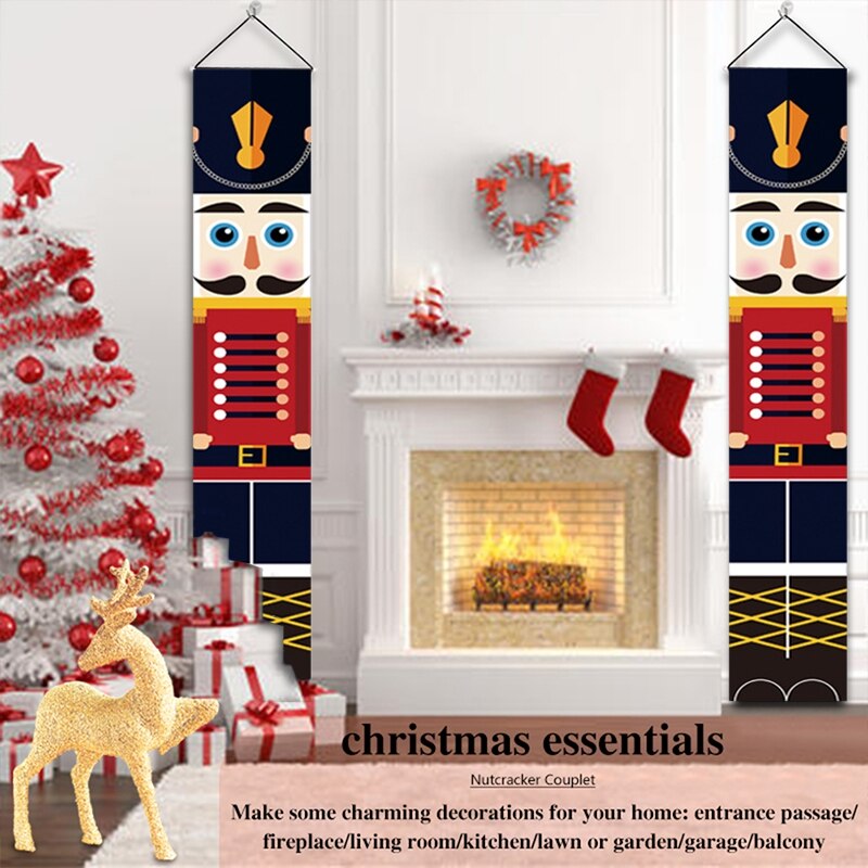 Nutcracker Banner Outdoor Decoration (2pcs)
