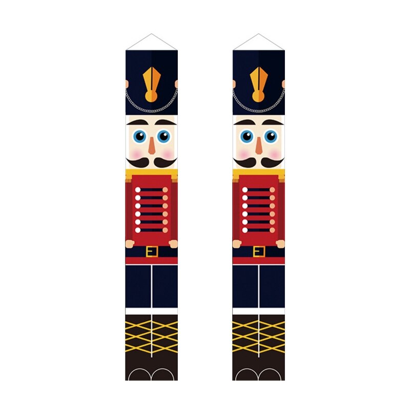 Nutcracker Banner Outdoor Decoration (2pcs)