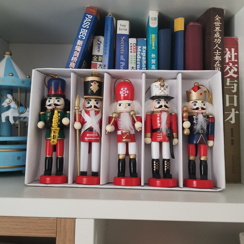 Nutcracker Christmas Tree Ornaments (6 pcs)