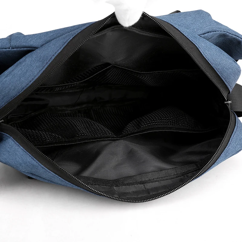 Nylon Panelled Waist Pack Unisex Chest Pack Casual Outdoor Travel Crossbody Bag Men Wasit Belt Bags