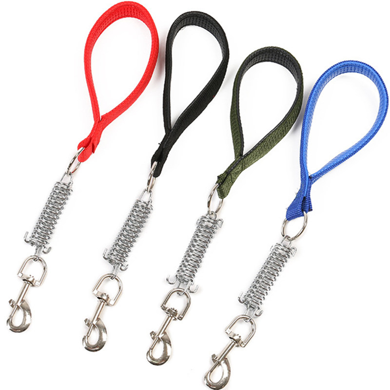 Nylon Rope Dog Leash with Spring Nylon Rope Dog Leash with Spring