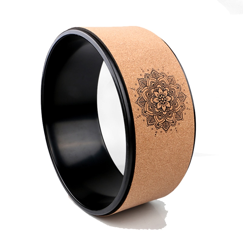 Oak Wood Yoga Roller Wheel
