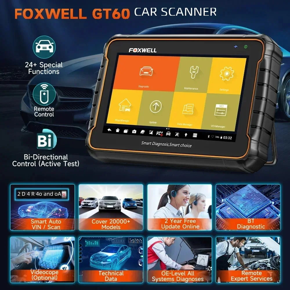 OBD2 Bluetooth Car Diagnostic Tools Professional All System Oil Reset A/F Adjust 24 Reset OBD 2 Automotive Scanner OBD2 Bluetooth Car Diagnostic Tools Professional All System Oil Reset A/F Adjust 24 Reset OBD 2 Automotive Scanner