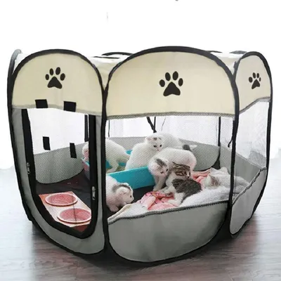 Octagon Portable Pet Playpen Octagon Portable Pet Playpen
