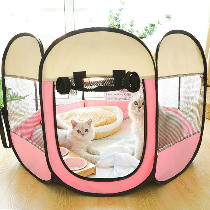 Octagon Portable Pet Playpen Octagon Portable Pet Playpen