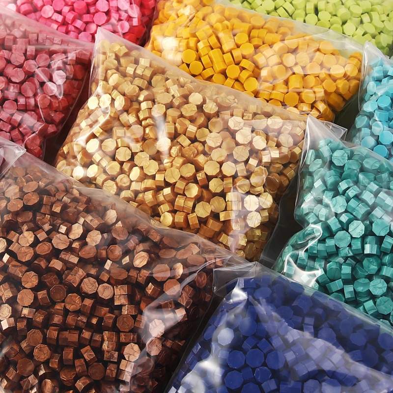 Octagon Sealing Wax Beads (100 pcs) Octagon Sealing Wax Beads (100 pcs)