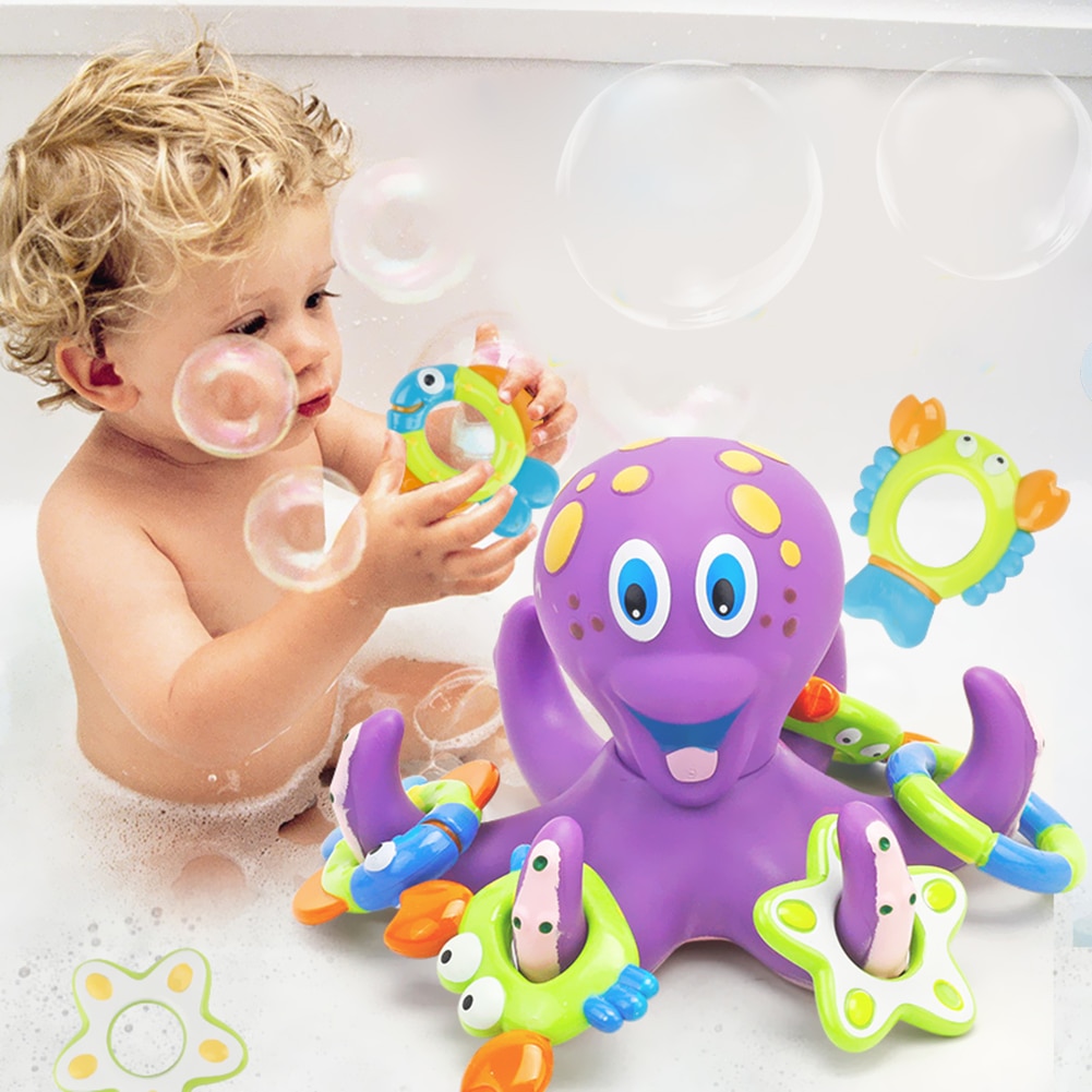 Octopus Bath Toy Shower Play Set Octopus Bath Toy Shower Play Set