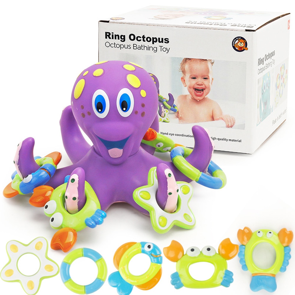 Octopus Bath Toy Shower Play Set