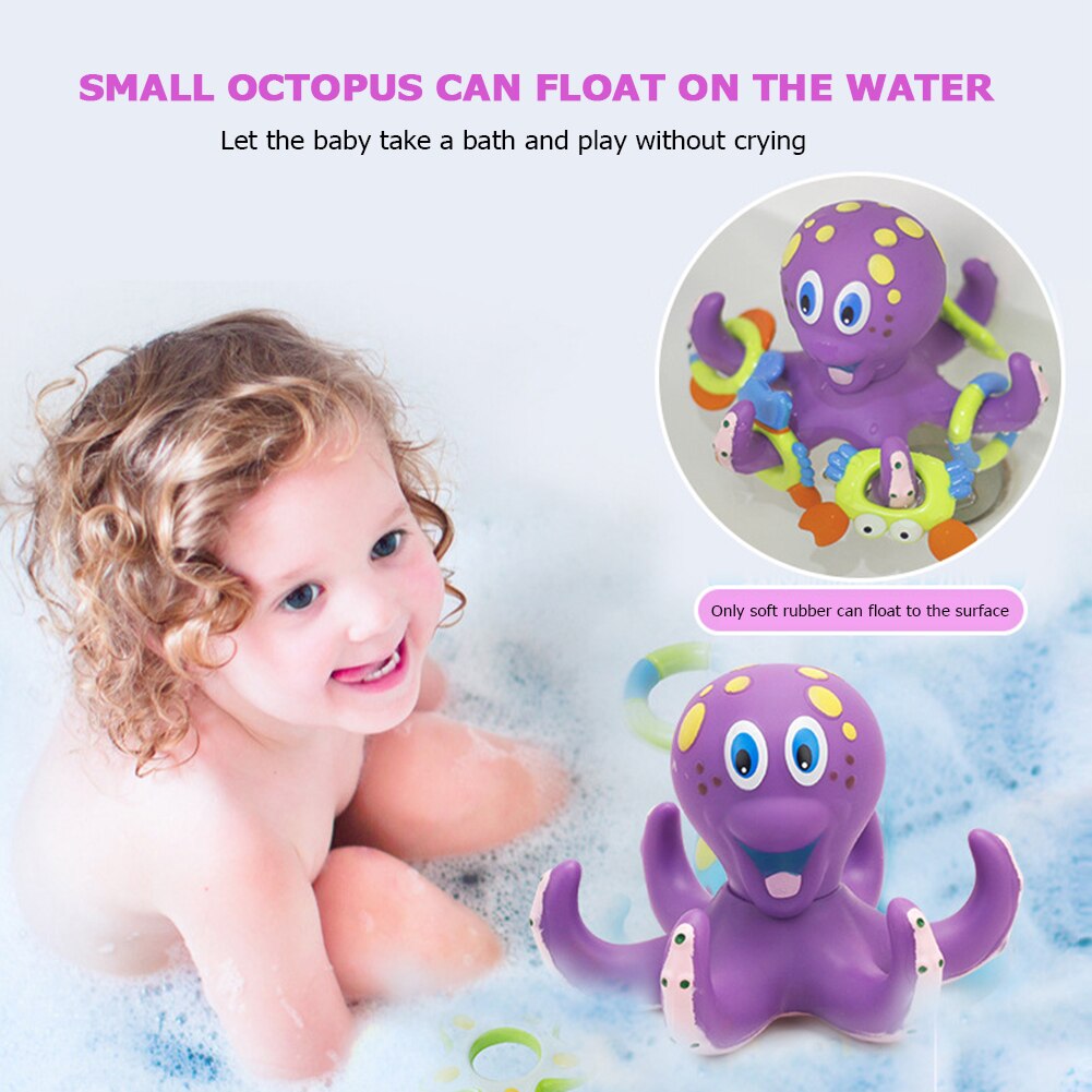 Octopus Bath Toy Shower Play Set