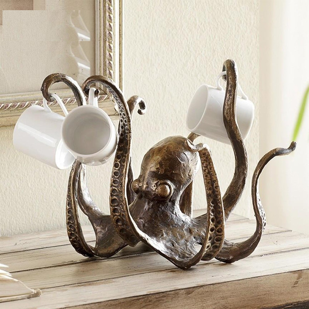 Octopus Cup Holder Kitchen Decor Octopus Cup Holder Kitchen Decor