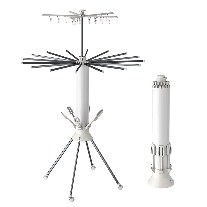 Octopus Drying Rack Balcony Household Folding Floor Pole Indoor Portable Clothes Hanging Rack Quilt Drying Floor Rack