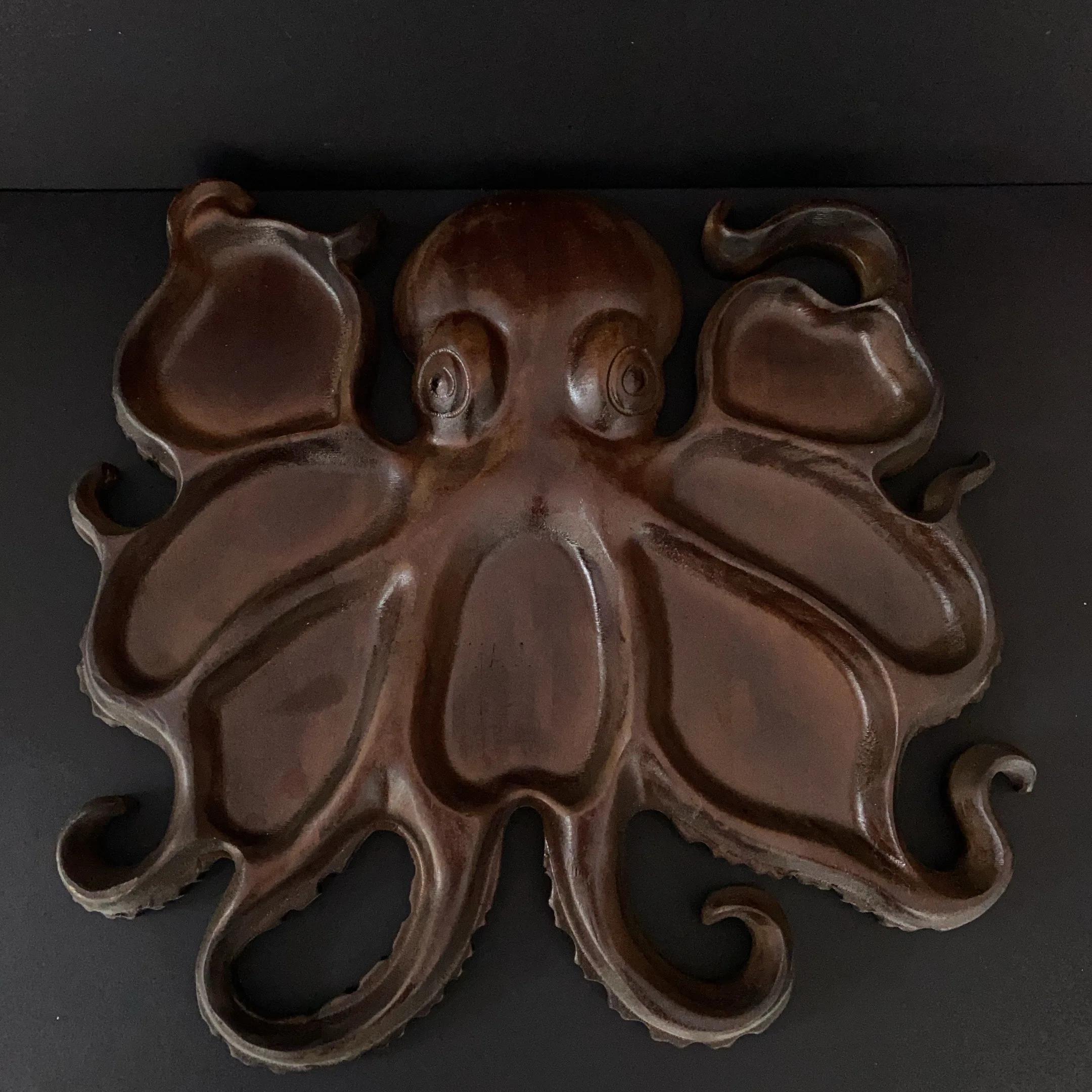 Octopus Food Tray Wooden Fruit Serving Pan Cheese Platter Dessert Storge Bowl Partition Food Classification Decorative Octopus Food Tray Wooden Fruit Serving Pan Cheese Platter Dessert Storge Bowl Partition Food Classification Decorative