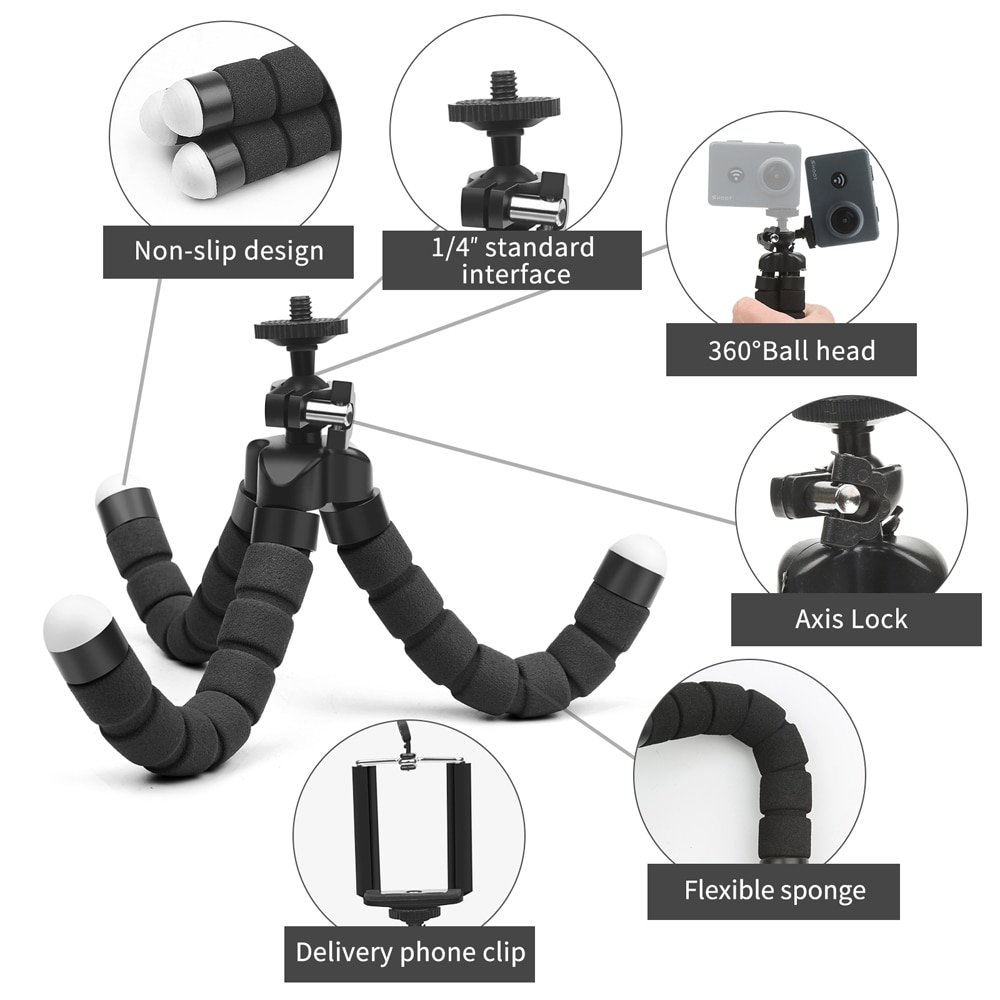 Octopus Stand Mini Mobile Tripod