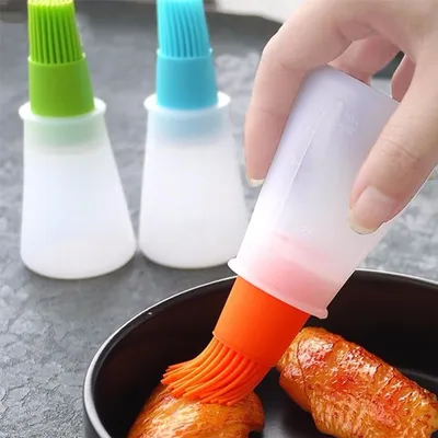 Oil Bottle Brush Basting Tool