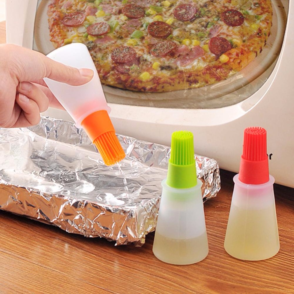 Oil Bottle Brush Basting Tool