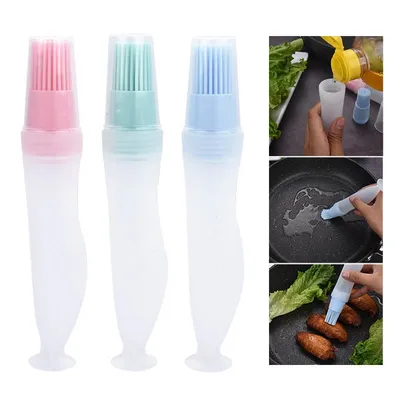 Oil Bottle with Brush Baking Accessory