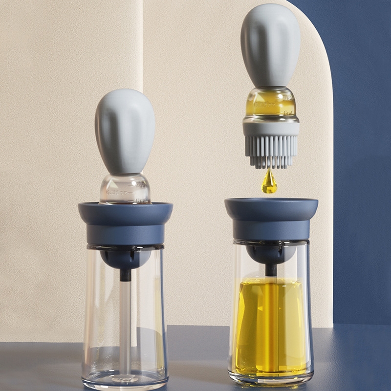 Oil Dispenser Bottle with Silicone Brush