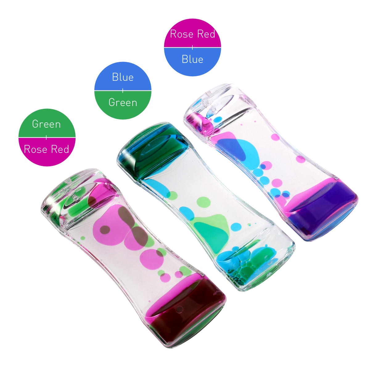 Oil Hourglass Minute Timers (3pcs)