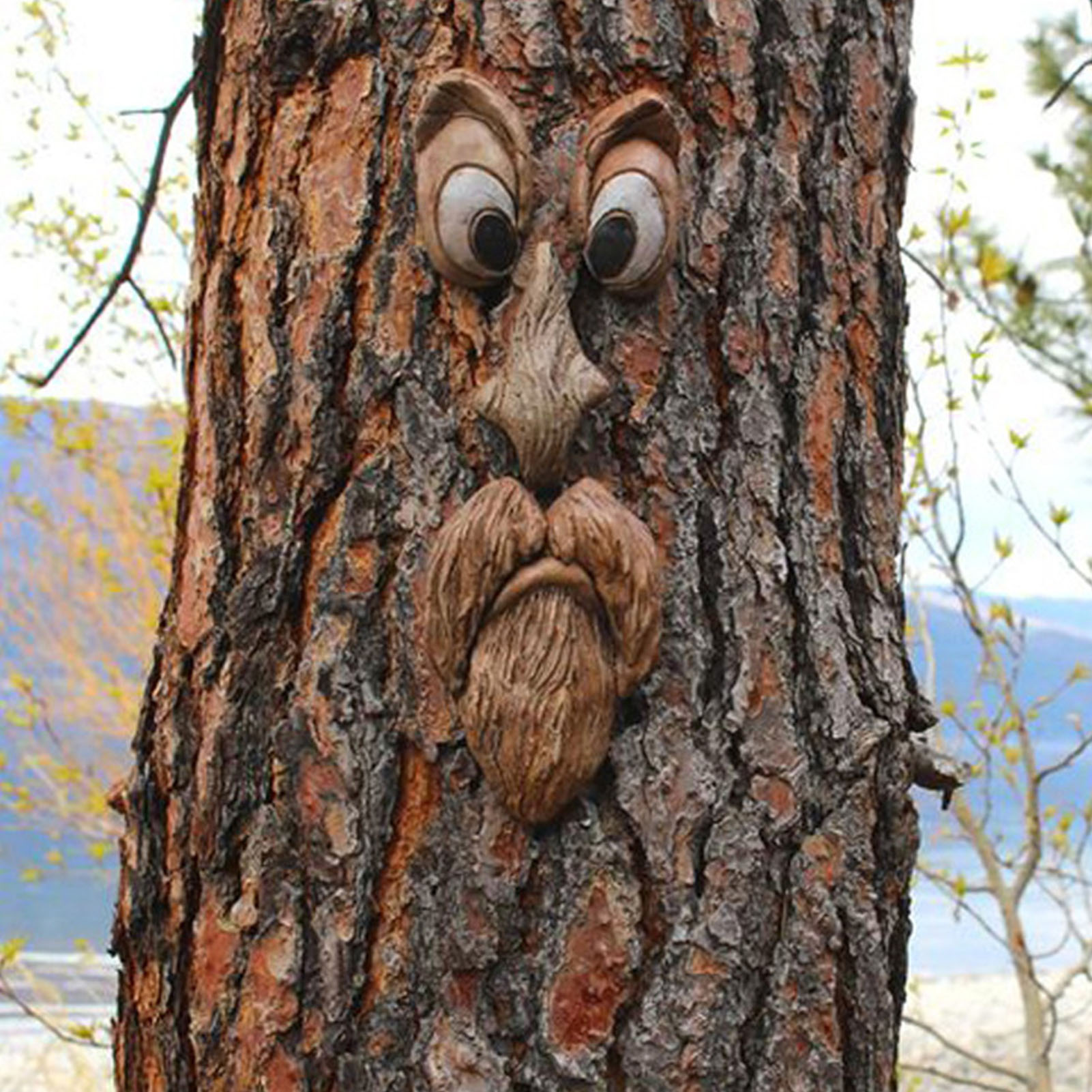 Old Man Tree Face Tree Trunk Decoration Old Man Tree Face Tree Trunk Decoration