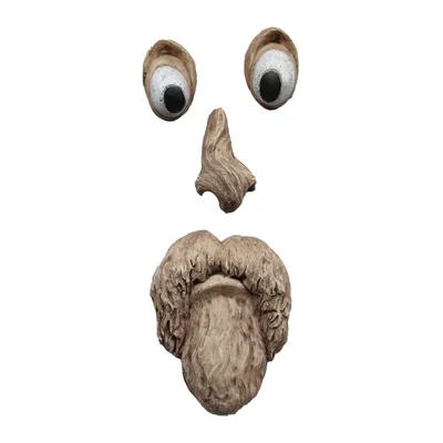 Old Man Tree Face Tree Trunk Decoration