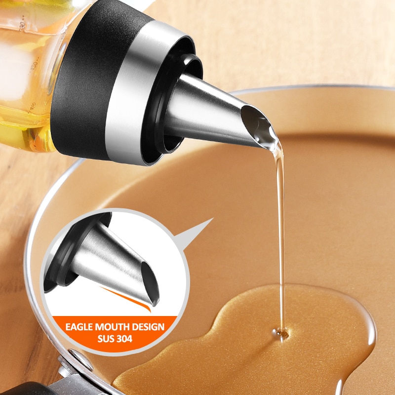 Olive Oil Bottle No-Drip Dispenser