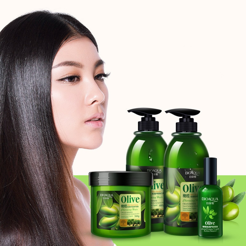 Olive Oil For Hair Care 3pcs/set Olive Oil For Hair Care 3pcs/set