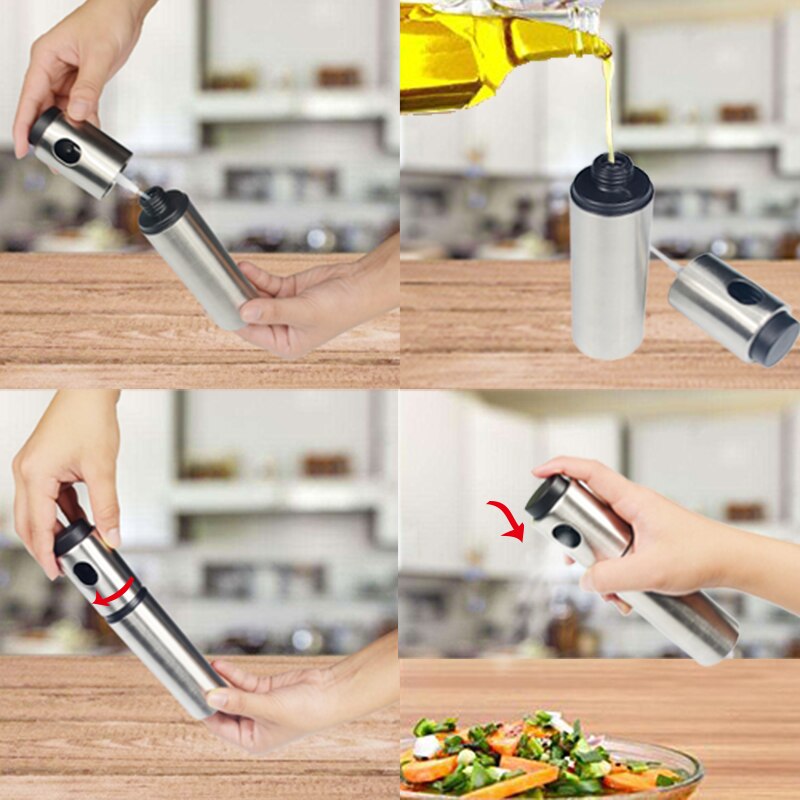 Olive Oil Sprayer Stainless Bottle