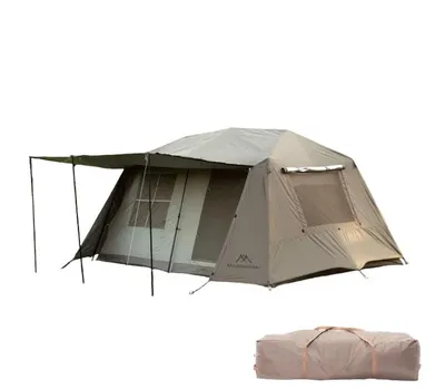 One-button Tent Living Shell Shelter Ridge Tent Two Bedrooms and One Living Room Automatic Beach Outdoor Large