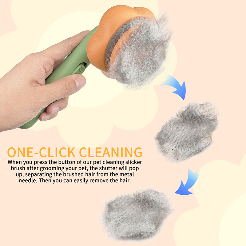 One Click Cleaning Cat Fur Brush One Click Cleaning Cat Fur Brush
