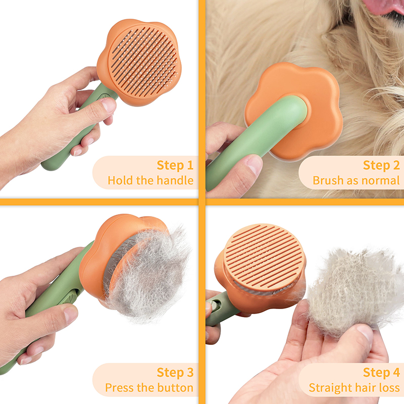 One Click Cleaning Cat Fur Brush One Click Cleaning Cat Fur Brush