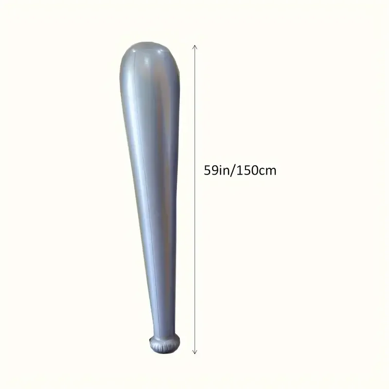 One Giant Inflatable Baseball Bat, a PVC Sports-Themed Party Prop, Suitable for Birthdays, Thanksgiving Events and One Giant Inflatable Baseball Bat, a PVC Sports-Themed Party Prop, Suitable for Birthdays, Thanksgiving Events and