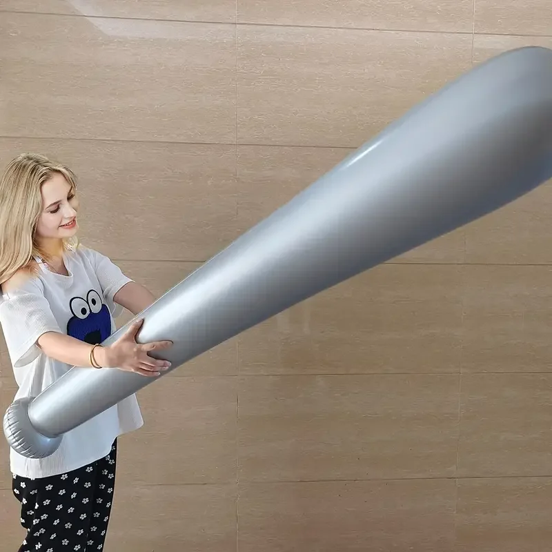 One Giant Inflatable Baseball Bat, a PVC Sports-Themed Party Prop, Suitable for Birthdays, Thanksgiving Events and One Giant Inflatable Baseball Bat, a PVC Sports-Themed Party Prop, Suitable for Birthdays, Thanksgiving Events and