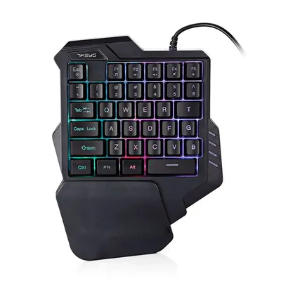 One Handed Gaming Keyboard with LED Light One Handed Gaming Keyboard with LED Light