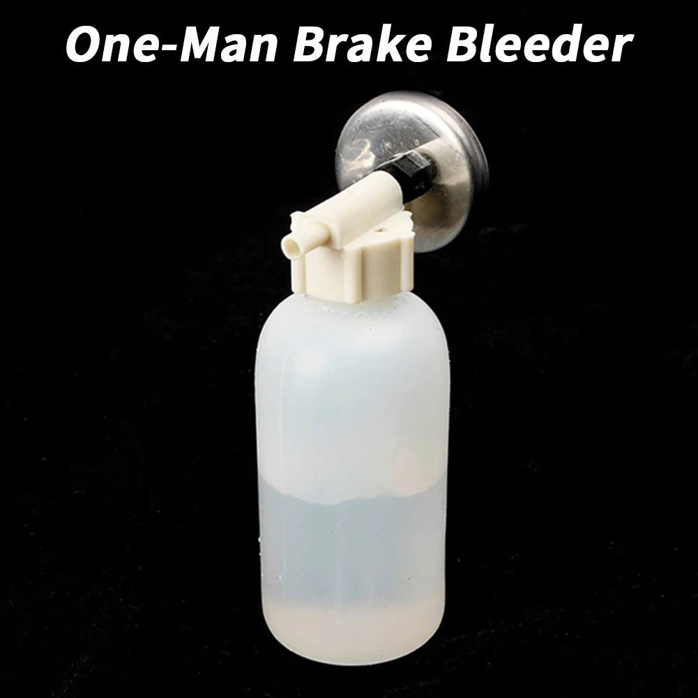 One-Man Brake Bleeder Kit Oil Changing Insert Tool With Adsorption Magnets No Mess Brake Fluid Bleeding Tool