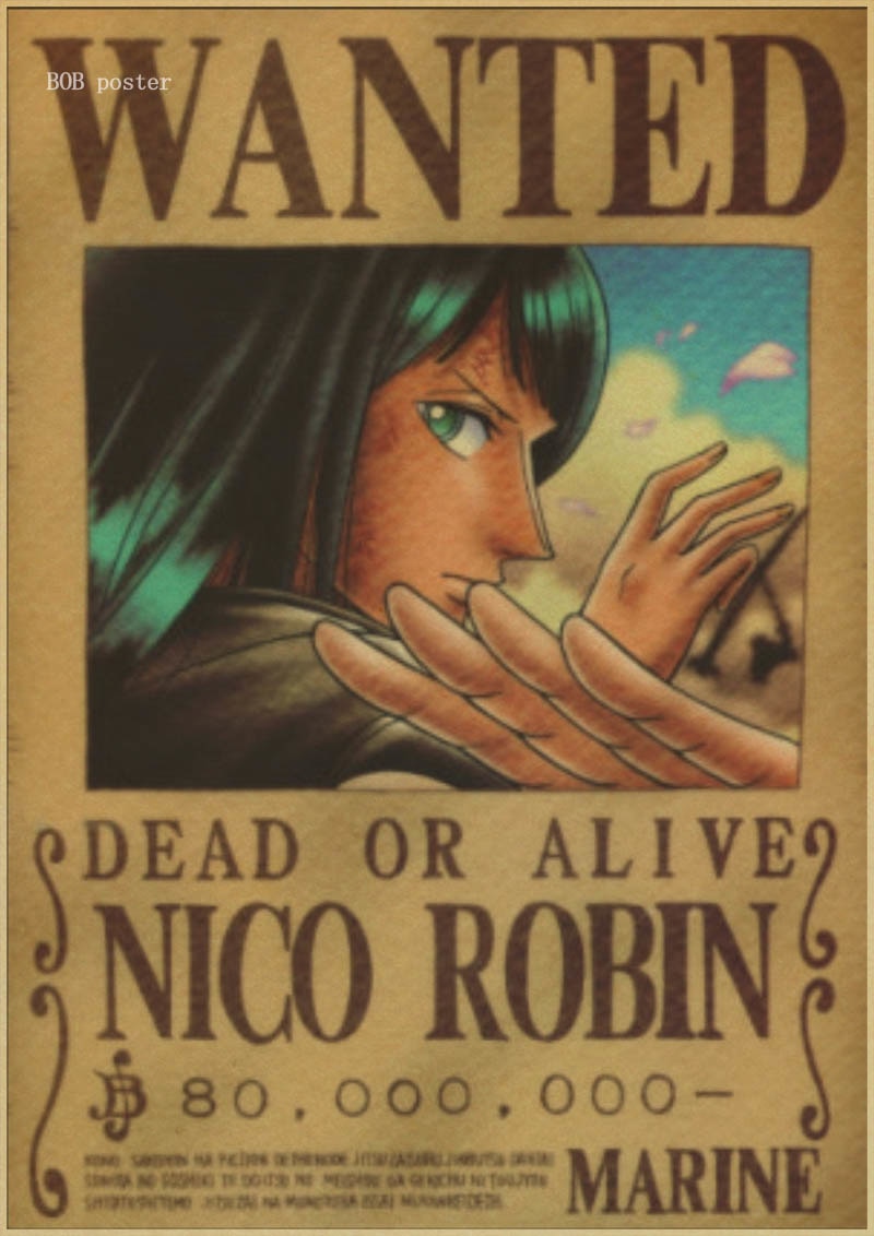 One Piece Poster Wall Sticker One Piece Poster Wall Sticker