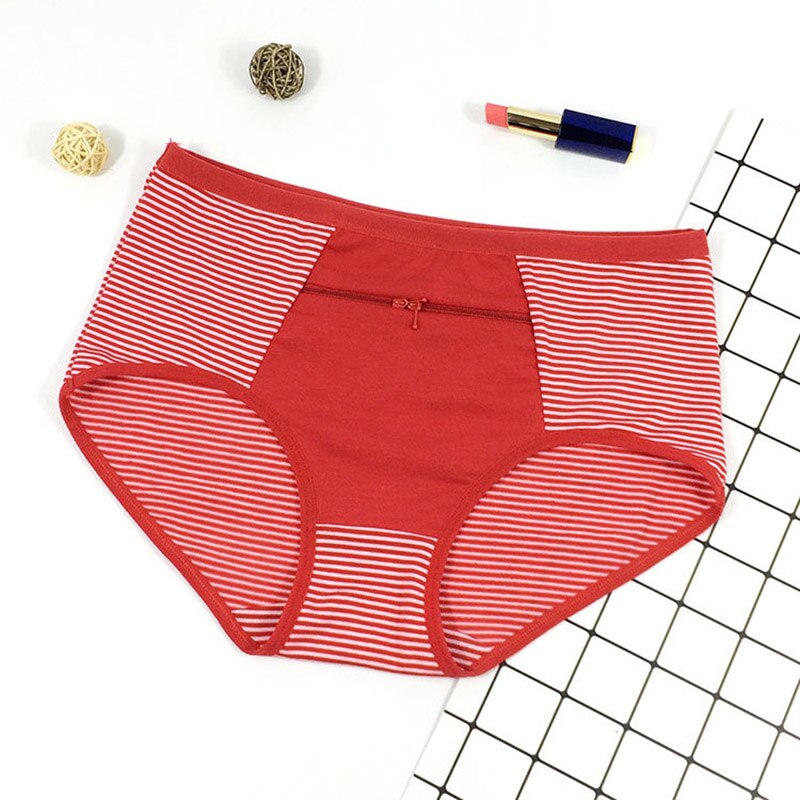 One Size Cotton Panty with Pocket for Women