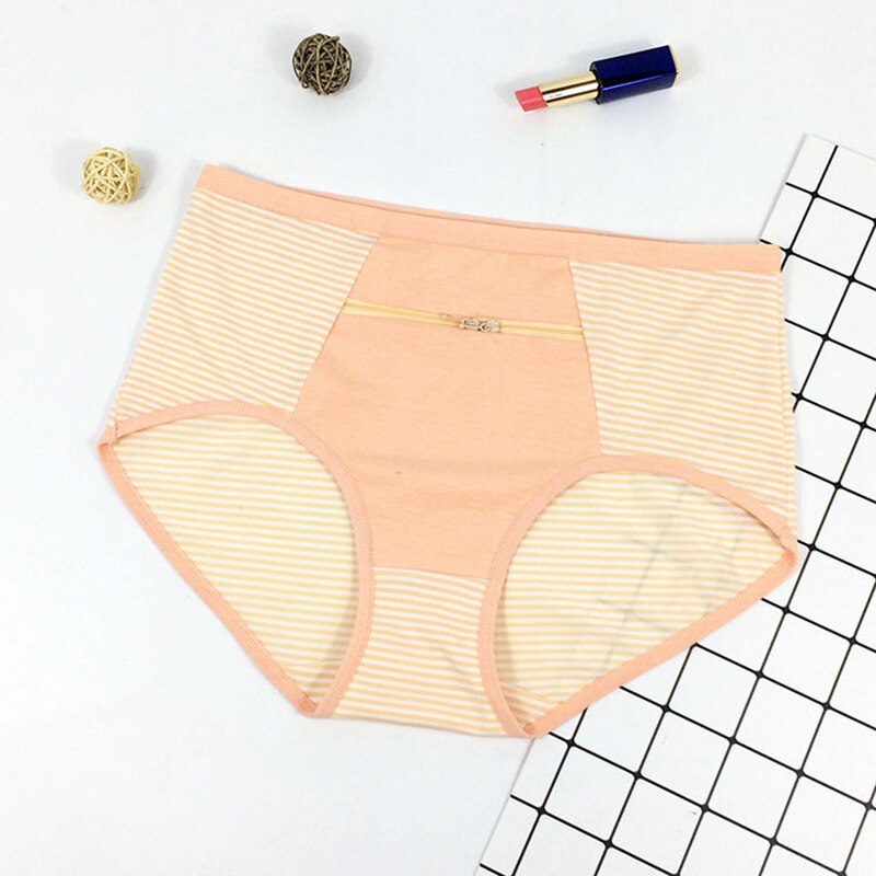One Size Cotton Panty with Pocket for Women