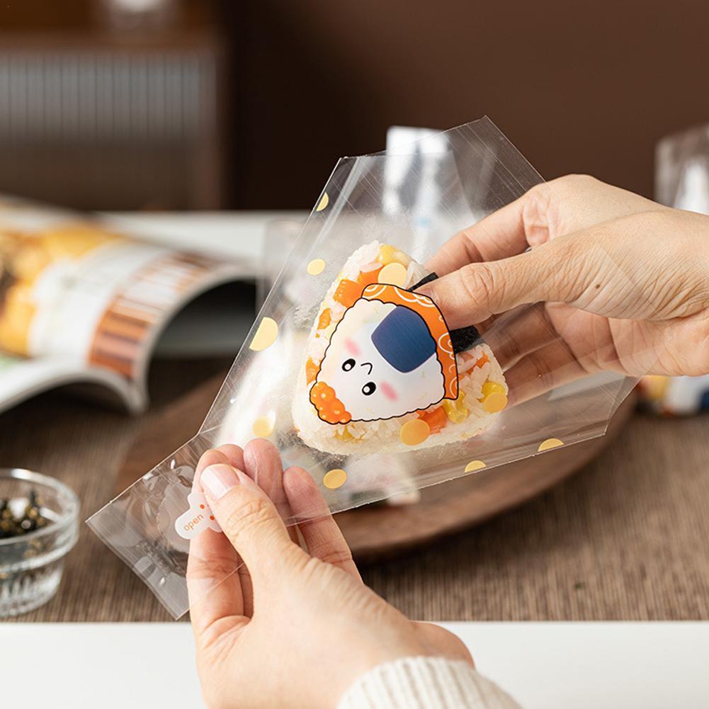 Onigiri Plastic Wrapper with Design (50 pcs)