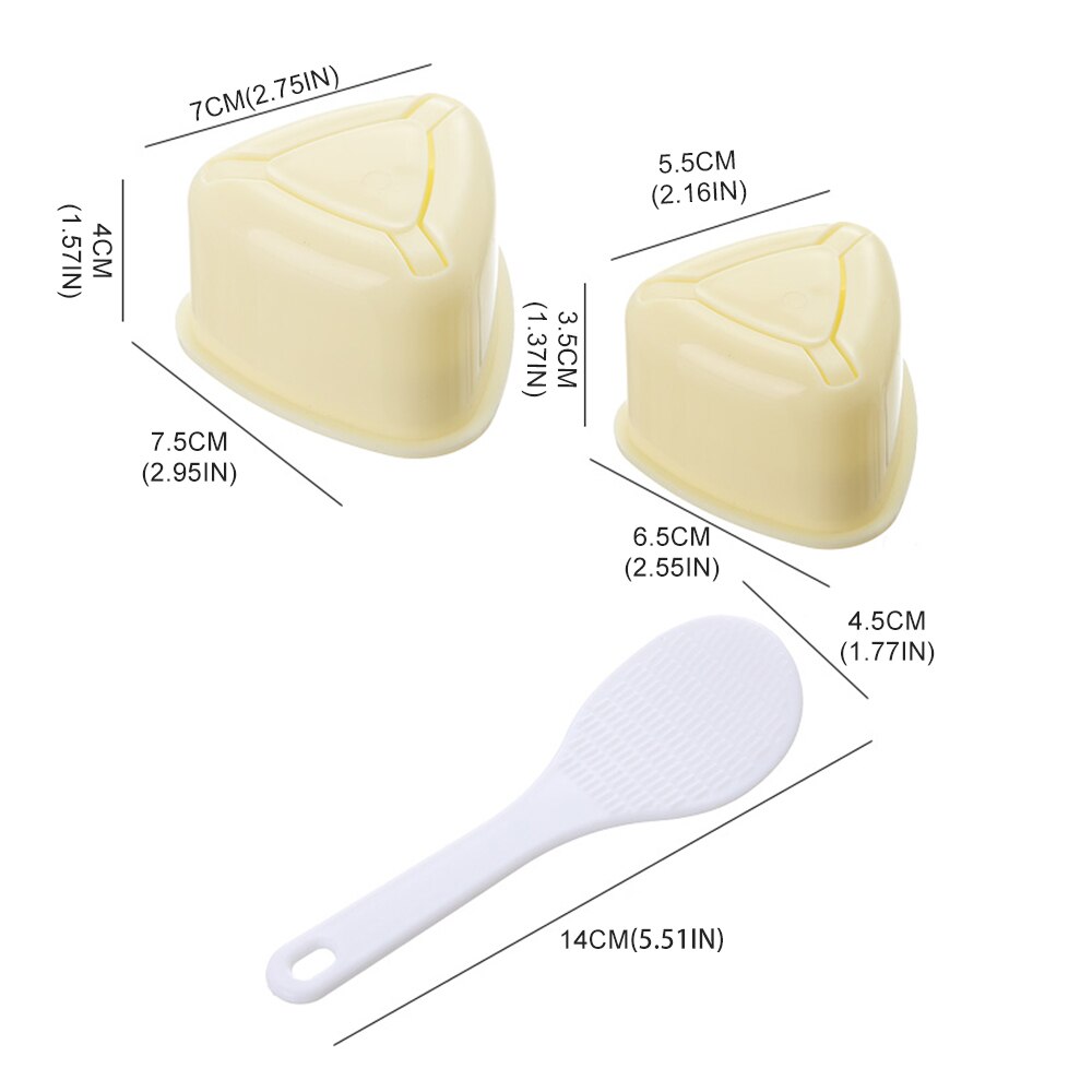 Onigiri Press Molding Set (3pcs) Onigiri Press Molding Set (3pcs)