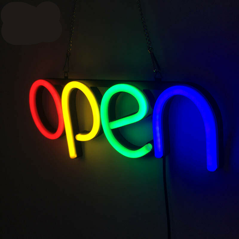 Open Neon Sign Ultra Bright LED Light
