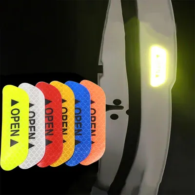 Open Sign Reflective Car Stickers (4Pcs) Open Sign Reflective Car Stickers (4Pcs)